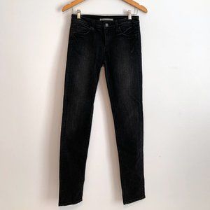 Vince Black Faded Straight Leg Jeans